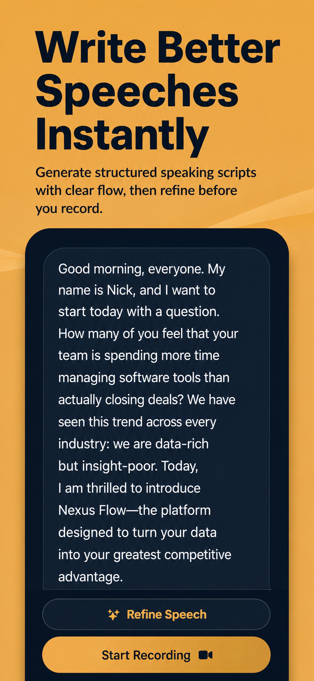 SpeakUp App Screenshot 1