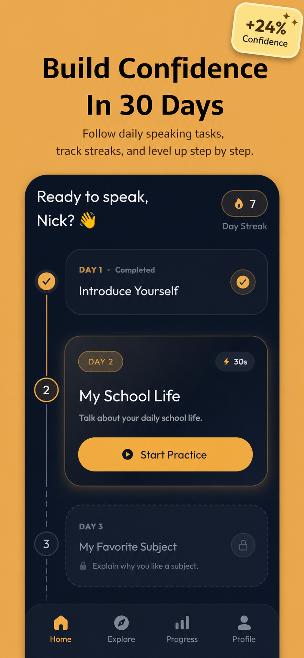 SpeakUp App Screenshot 2